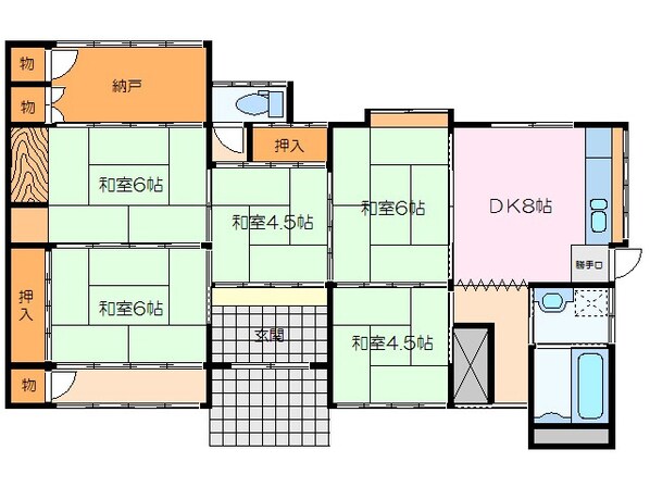 滝原駅 徒歩29分 1階の物件間取画像